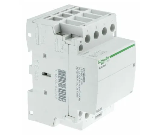 63-7444-64 Schneider Electric 4 Pole Contactor, 63 A, 230 V ac Coil, Tesys GC, 4NO GC6340M5