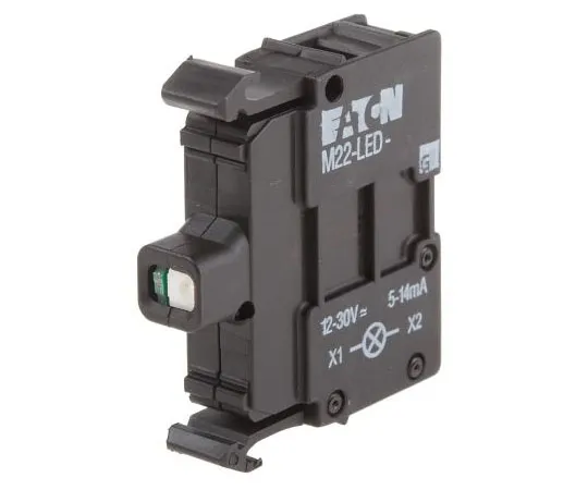 63-7526-93 Eaton M22 Light Block LED Green 12 → 30 V ac/dc Screw terminal 216559 & M22-LED-G