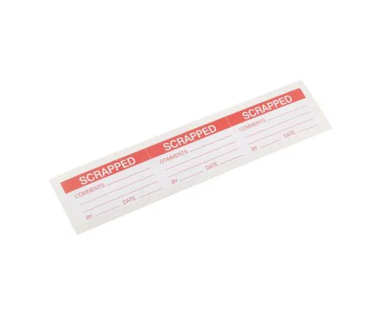 63-7547-84 RS PRO Adhesive Pre-Printed Adhesive Label-Scrapped-. Quantity: 30 445-4063