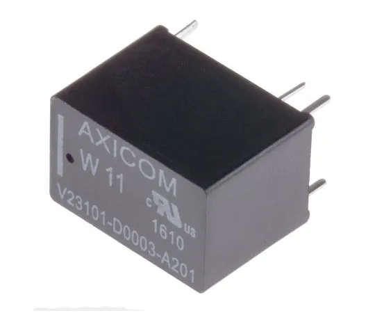 63-7451-60 TE ConnectivityW11 SPDT Non-Latching Relay PCB Mount, 5V dc Coil, 1A V23101D3A201