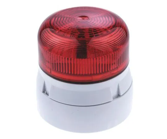 63-7484-16 LED, Multiple Effect Beacon Flashguard LED Series, Red, Surface Mount, 11 → 35 V dc QBS-0060