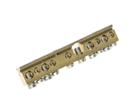 63-7463-43 Merlin Gerin 14964 Terminal Strip, Straight, 10way M4, 2 Row, 80A, length 74mm 14964