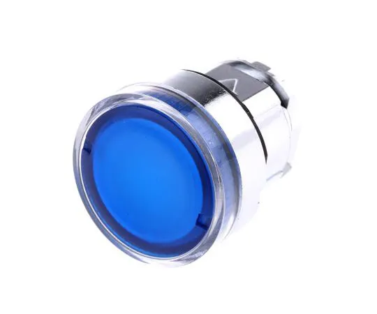 63-7494-03 Schneider Electric Harmony XB4 Series, Blue Push Button Head, Spring Return, 22mm Cutout ZB4BW36