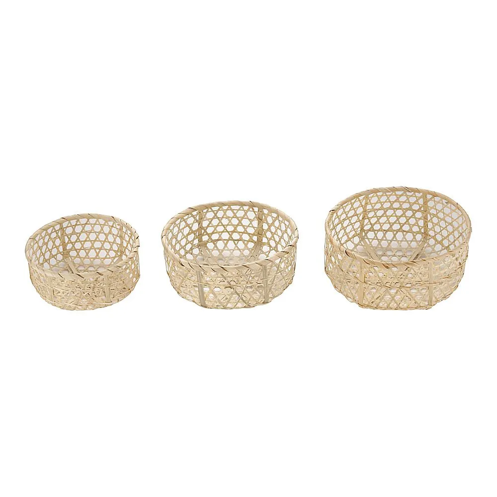 62-6398-79 Bamboo Circular Zaru-3 Set