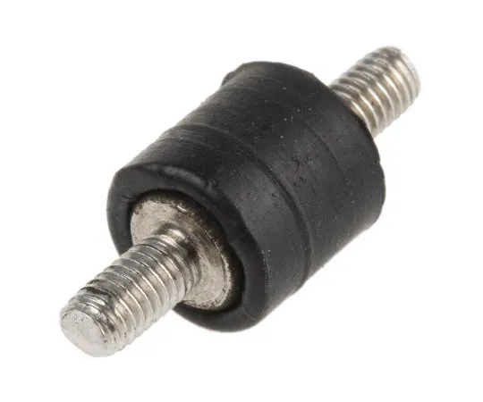 63-7392-19 RS PRO 8mm Shock Mount M3 8mm Diameter 4.4kg Compression Load, Male to Male Natural Rubber 171-2567