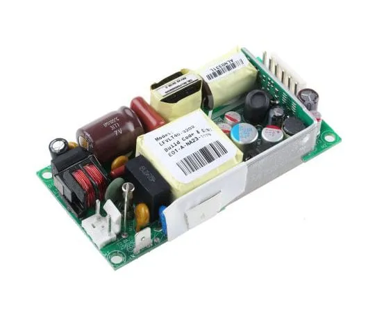 63-7513-75 EOS 40W Triple Output Embedded Switch Mode Power Supply SMPS, 1.5 A, 6 A, 500 mA, 5.2/14.6/14.8V dc Open Frame LFVLT40-3202