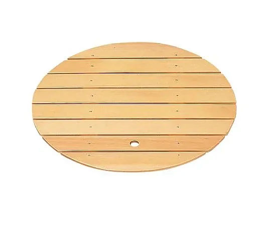 62-6676-35 Round Oke Wooden Dish 1-474-6
