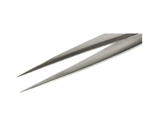 63-7441-34 RS PRO 110 mm, Anti-Magnetic Stainless Steel, Fine; Short, Anti-Acid Tweezers 238-6198