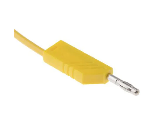 63-7500-27 Hirschmann Test & Measurement Test lead, 16A, 60V dc, Yellow, 1.5m Lead Length 934064103