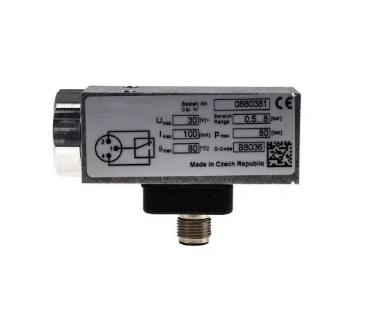 63-7366-32 RS PRO Pressure Switch, M12 x 1 0.5bar to 8 bar 136-6276