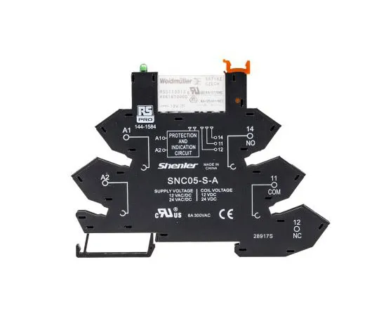 63-7371-91 RS PRO 12V ac/dc DIN Rail Interface Relay Module, SPDT 144-1584