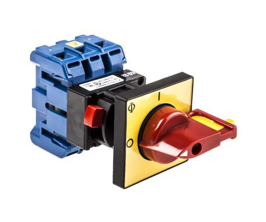 63-7486-02 3 Pole Panel Mount Non F***d Isolator Switch, 32 A, 11 kW, IP65 KG32AT203/GBA011FT2