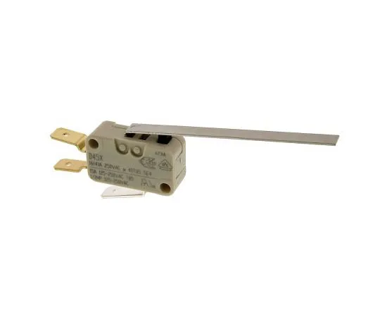 63-7381-73 SPDT-NO/NC Long Leaf Lever Microswitch, 16 A @ 250 V ac D459-V3LL