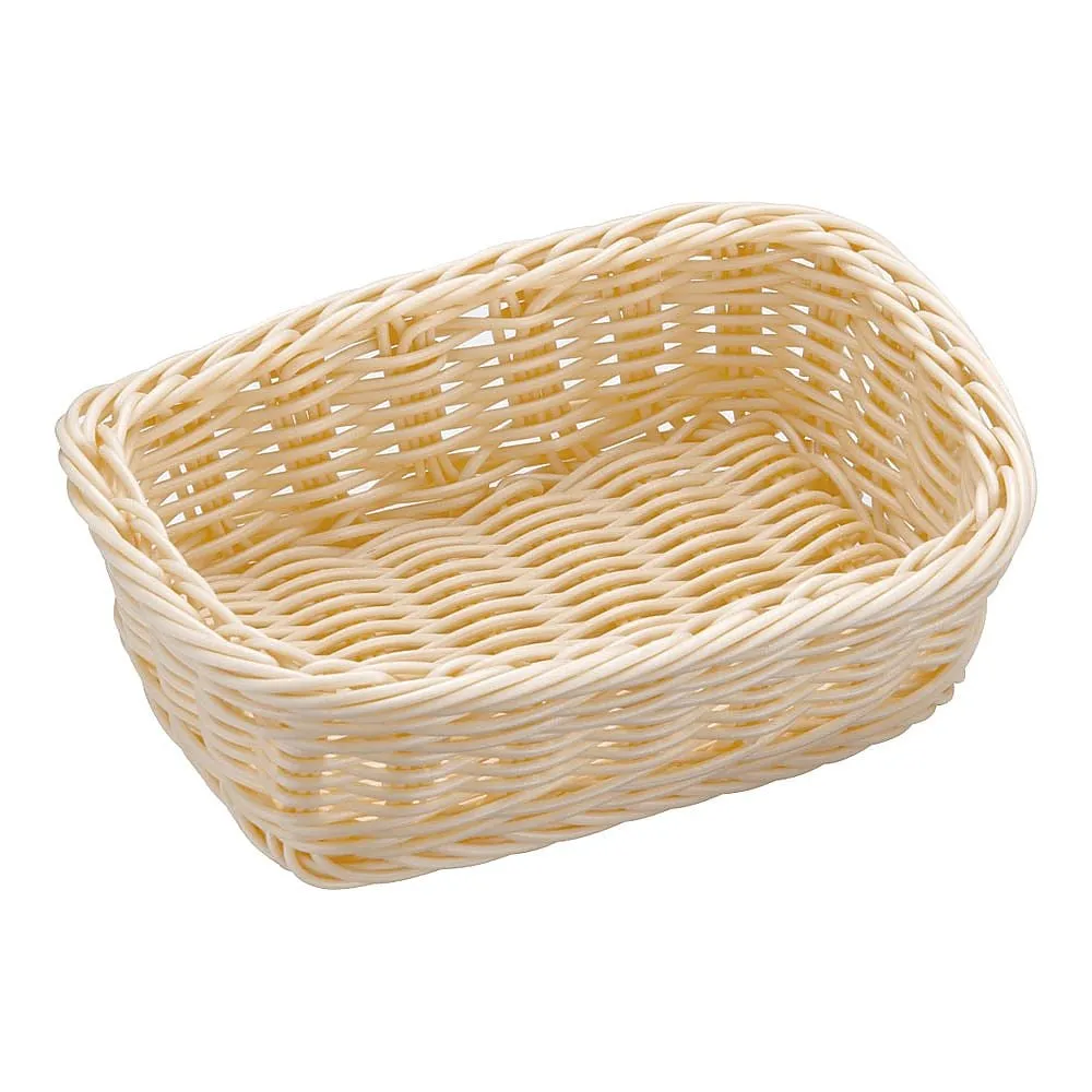 62-6581-70 Resin Basket Square White 91-073A