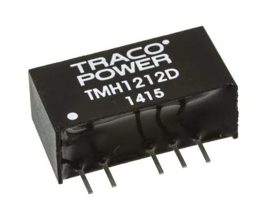 63-7485-77 TRACOPOWER TMH 2W Isolated DC-DC Converter Through Hole, Voltage in 10.8 → 13.2 V dc, Voltage out ±12V dc TMH 1212D