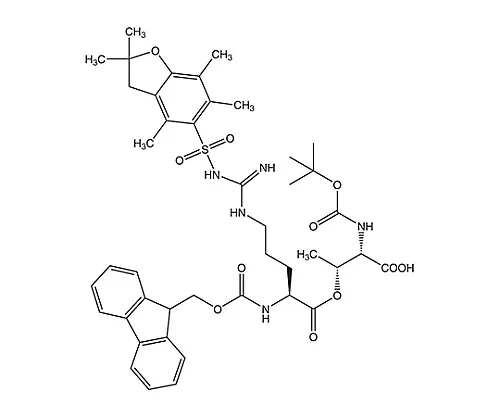 61-0390-96　［Discontinued］Boc-Thr(Fmoc-Arg(Pbf))-OH 852294 5G　8.52294.0005