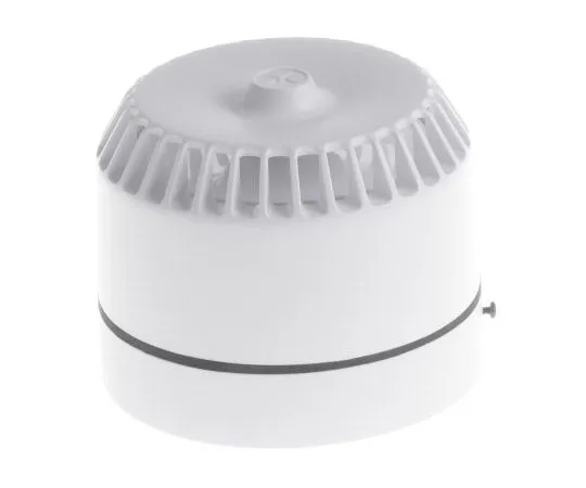 63-7436-28 Roshni White 32 Tone Electronic Sounder, 12 → 30 V ac/dc, 107dB at 1 Metre RO/W/S/24 AC