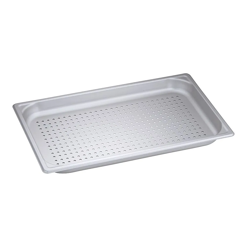 62-6361-73 Aluminum Hole Maki Hotel Pan (Alumite Sulfate) 1/1 x 40 mm Meister