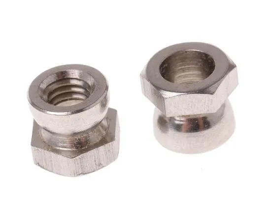 63-7469-17 10Nm Plain Stainless Steel Shear Nut, M6 288-3138