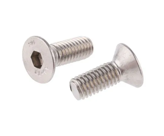 63-7438-16 RS Pro M6 x 16mm Hex Socket Countersunk Screw Plain Stainless Steel 232-8467