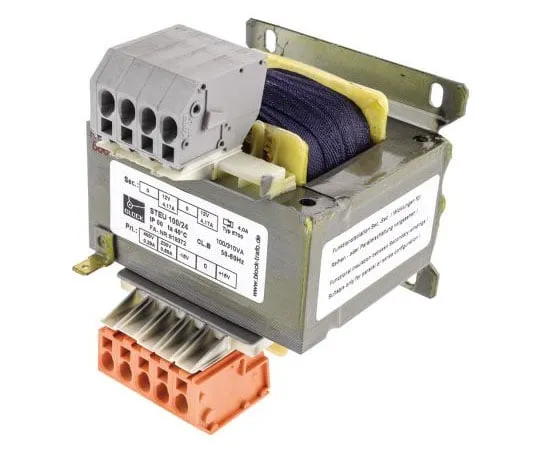 63-7506-27 Block 100VA Isolating Transformer, 215V ac, 230V ac, 245V ac, 385V ac, 400V ac, 415V ac Primary 2 x, 12V ac Secondary STEU100/24