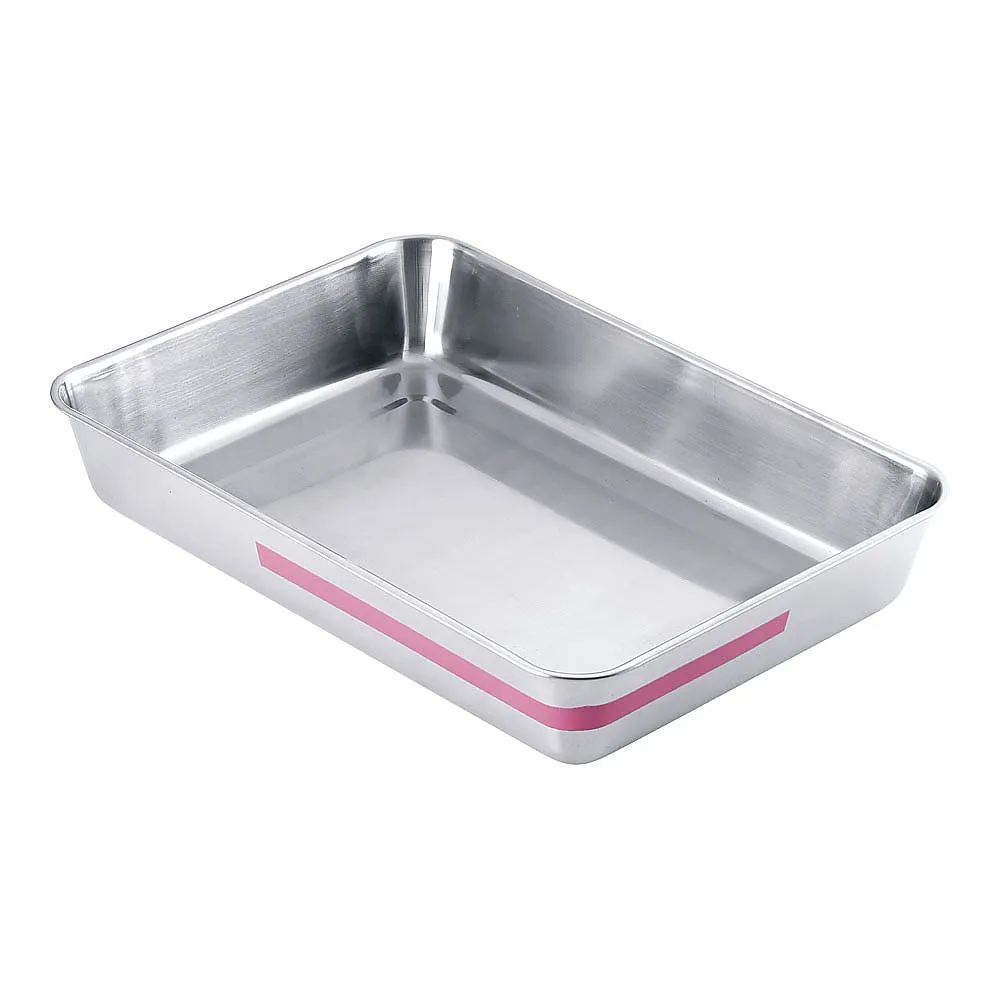 62-6369-61 TKG Stainless Steel Color Line Square Butt 6-Pack Pink (1 Pack)