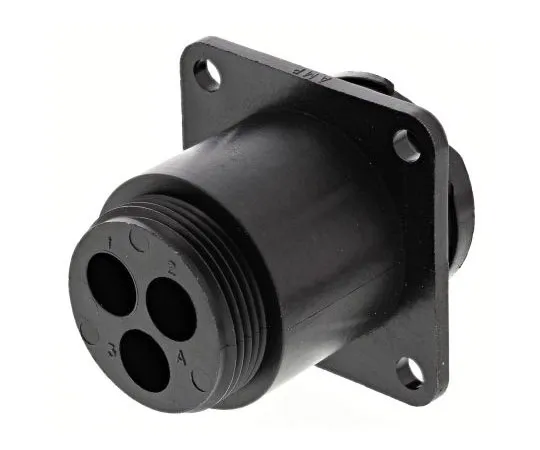 63-7504-48 TE Connectivity CPC Series 5 Series Panel Mount Connector, 3 contacts Socket 213889-2