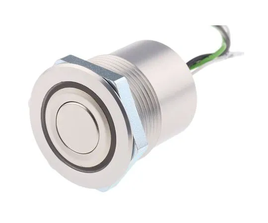 63-7544-27 Schurter Single Pole Single Throw (SPST) Push Button Switch, 22.2 (Dia.)mm, Panel Mount 1241.6401