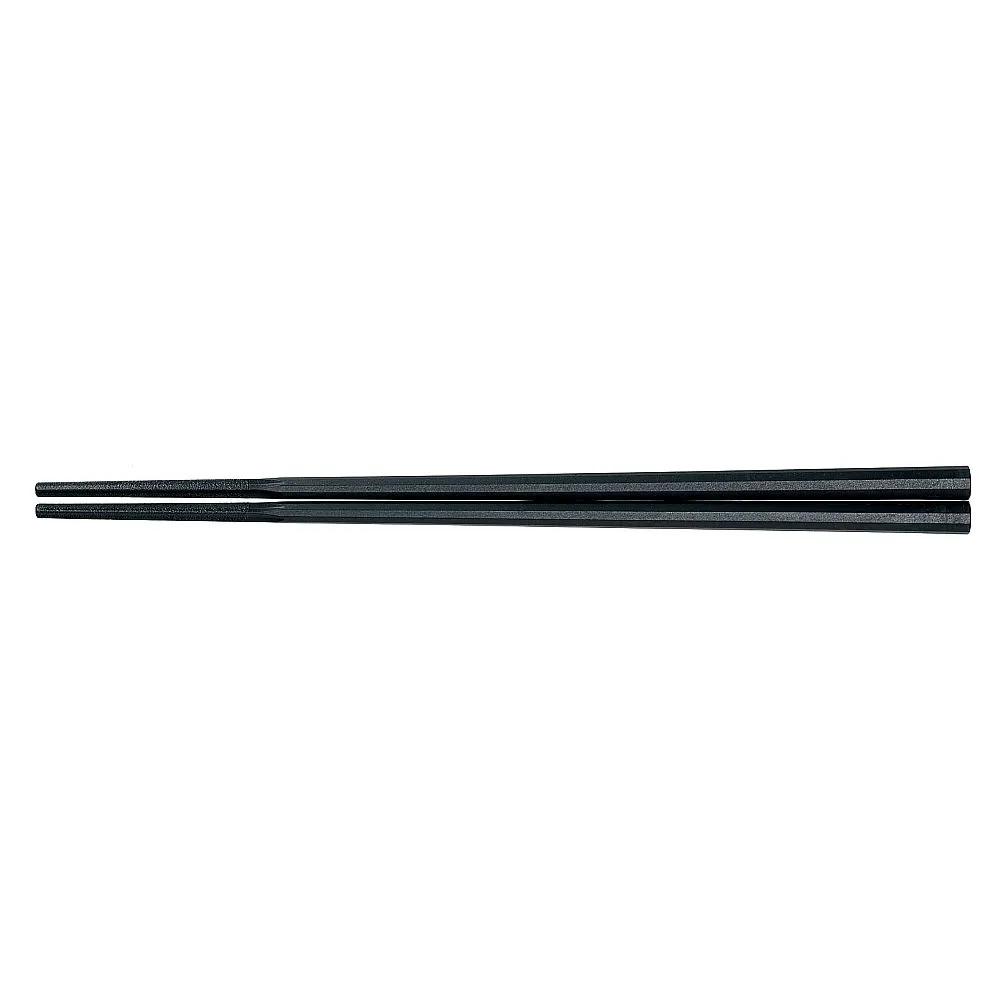 62-6727-67 10 Square Gurumen Chopsticks 21 cm Black GM-4002