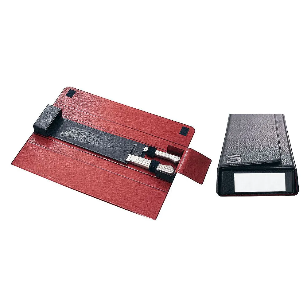 62-6423-01 Knife Case for 2 Pieces, Red Black 016AB2852