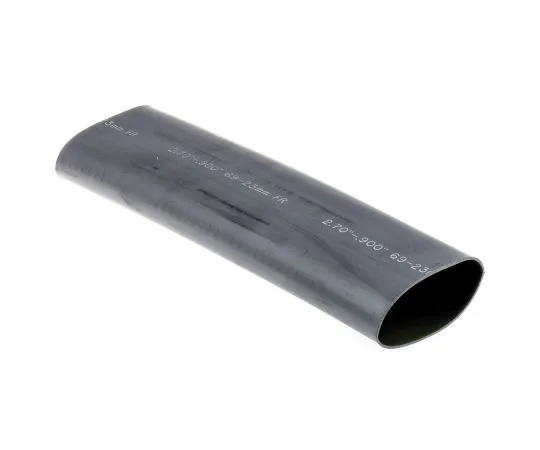 63-7488-89 TE Connectivity Black No Heat Shrink Tubing 68.5mm Sleeve Dia. x 304.8mm Length, SST Series 3:1 Ratio SST-12-27/FR-RSU