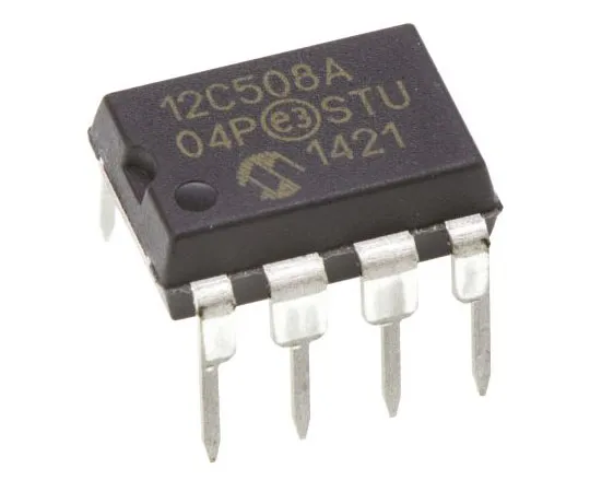 63-7492-31 Microchip PIC12C508A-04/P, 8bit PIC Microcontroller, 4MHz, 512 EPROM, 8-Pin PDIP PIC12C508A-04/P