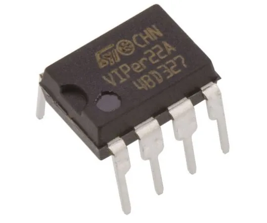 63-7357-04 STMicroelectronics VIPER22ADIP-E, PWM Current Mode Controller,, 60 kHz, 0 → 50 V, 8-Pin PDIP VIPER22ADIP-E