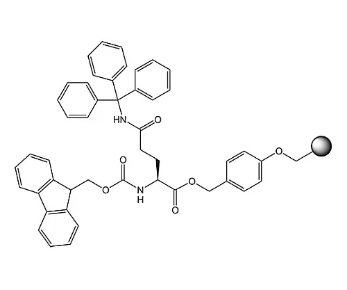 61-0404-19　［Discontinued］Fmoc-Gln(Trt)-Wang Resin LL 856108 5G　8561080005