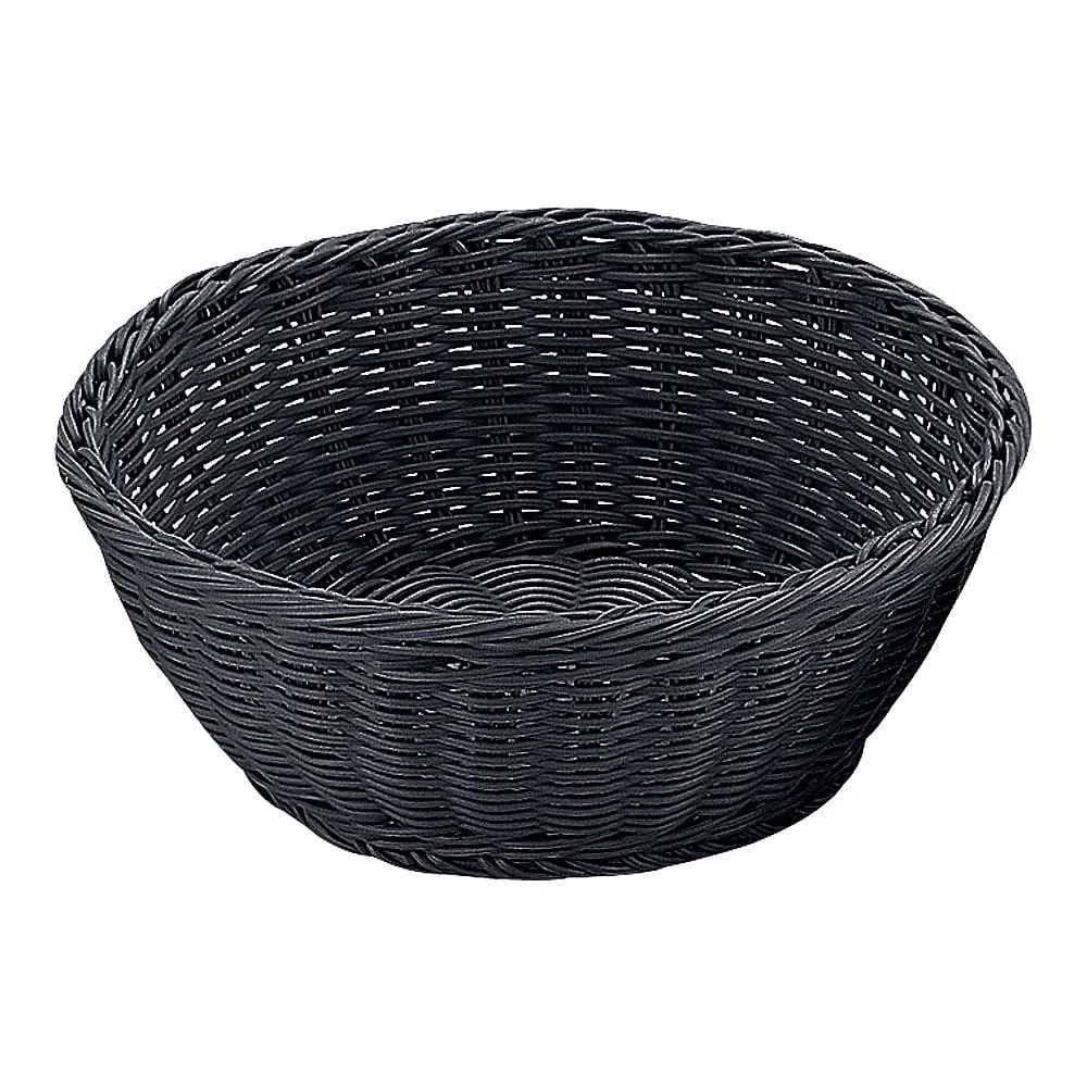 62-6403-64 PP Round Basket Black 27 Type RO-434-BK