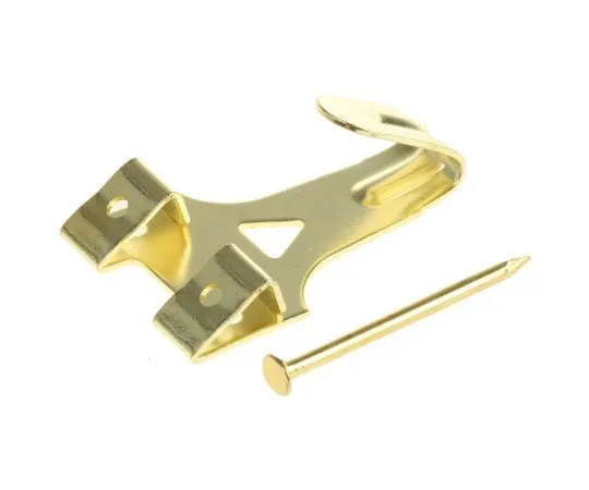 63-7525-14 RS PRO Steel Brass Plated Angle Drive Hook 397-4869