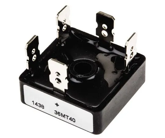 63-7522-87 Vishay VS-36MT40, 3-phase Bridge Rectifier, 35A 400V, 5-Pin D 63 VS-36MT40