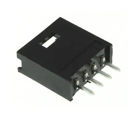 63-7438-21 TE Connectivity AMPMODU MOD II, 4 Way, 1 Row, Straight PCB Header 280371-2