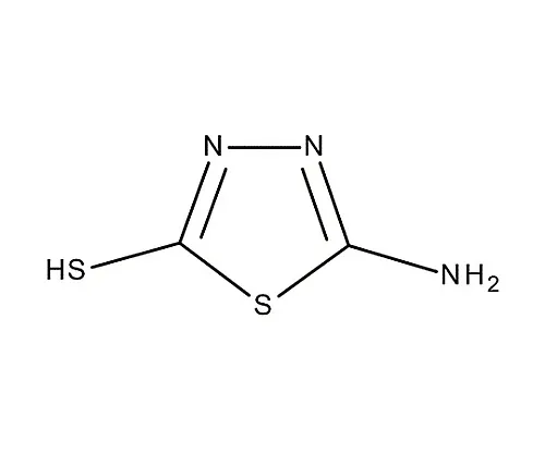 61-0345-17　［Discontinued］2-Amino-5-Mercapto-1,3,4-Thiadiazole for Synthesis 814266 50G　8.14266.0050