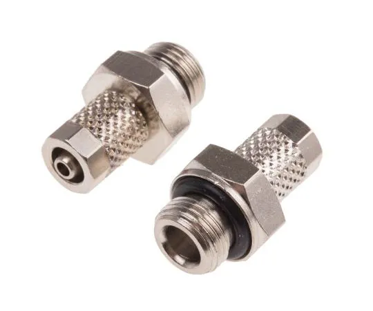 63-7478-48 RS PRO Pneumatic Straight Threaded-to-Tube Adapter, G 1/8 Male, Push In 5 mm 299-3803