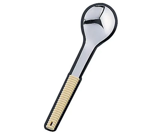 62-6790-21 18-8 Flavor Serving Spoon Hole Free Ivory
