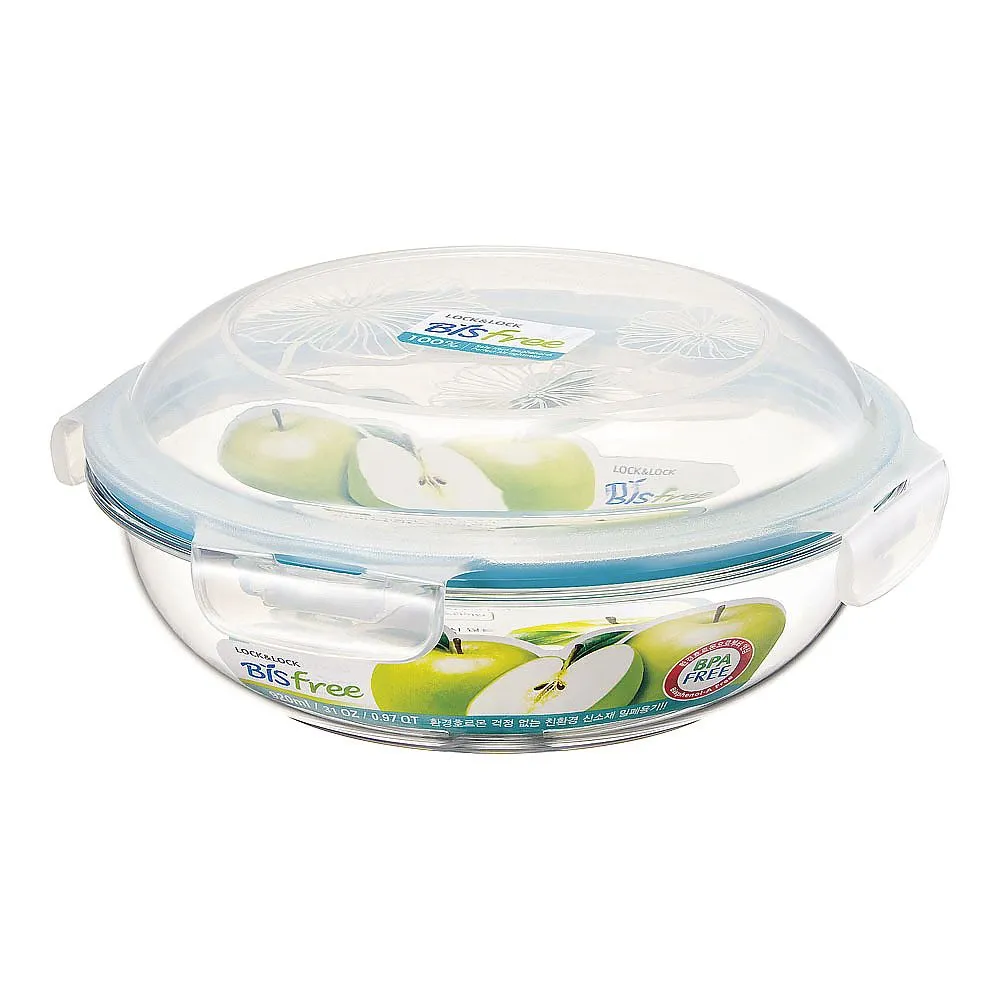 62-6389-91 L&L Tabletop Container Round Domed LBF671
