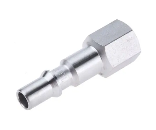 63-7450-36 Staubli Pneumatic Quick Connect Coupling Stainless Steel 1/8 in Threaded RBE 06.6100
