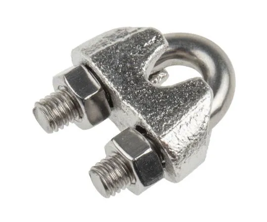 63-7410-50 RS PRO Stainless Steel Wire Rope Clamp, DIN 741 183-5908