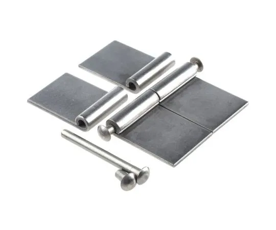 63-7501-12 Pinet Deburred Stainless Steel Pin Hinge with a Lift-off Pin, 40mm x 50mm x 3mm 12-A-3870