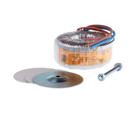 63-7432-59 2 Output Toroidal Transformer, 120VA, 2 x 55V ac 0120P1-2-055