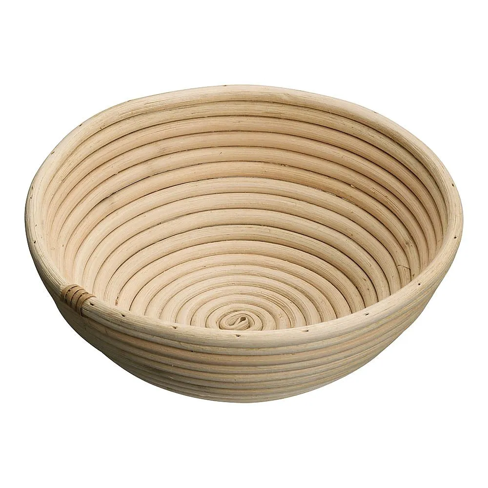 62-6576-06 Murano (Murano) Rattan Fermentation Basket Round Type 22 cm