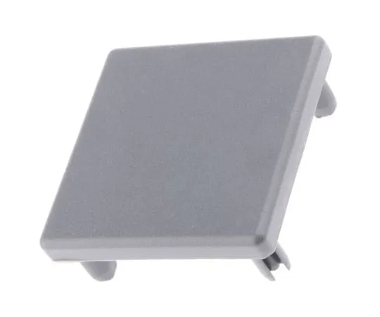 63-7448-08 FlexLink Grey Polyamide Square End Cap 44 mm strut profile , Groove 11mm XCBE 44