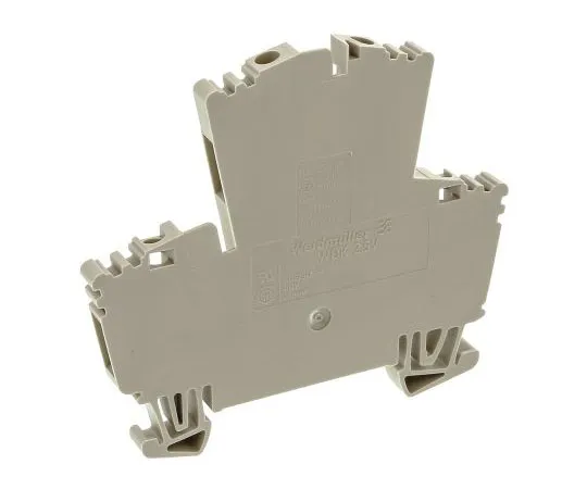 63-7439-58 Weidmuller, WDK Series , 400 V Double Level Terminal Block, Screw Down Termination 1022300000