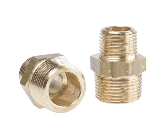 63-7484-97 Legris Brass 3/4 in BSPT Male x 1/2 in BSPT Male Straight Adapter Threaded Fitting 0121 27 21